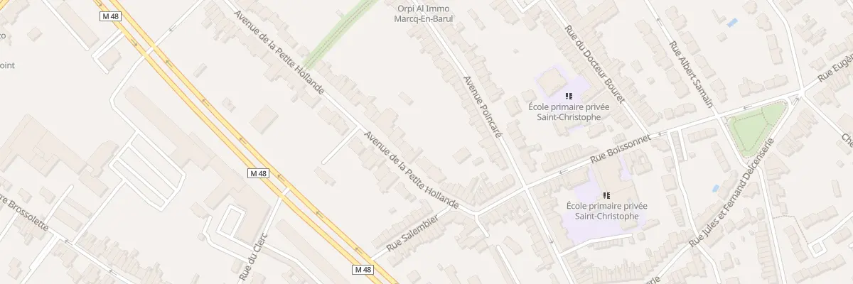 Plan du 69 Rue de la Petite Hollande à Marcq-en-Barœul