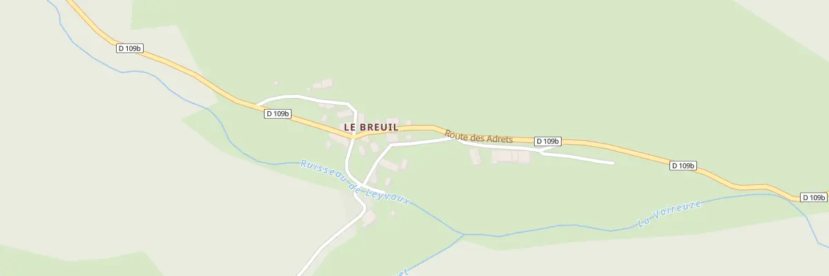 Plan du 5016A Le Breuil à Leyvaux