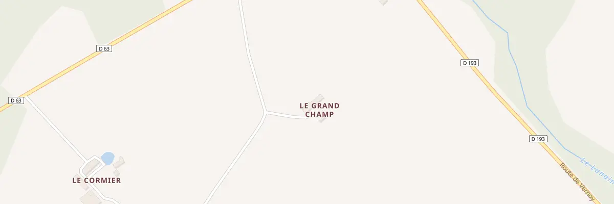 Plan du 21 Le Grand Champ à Courtoin