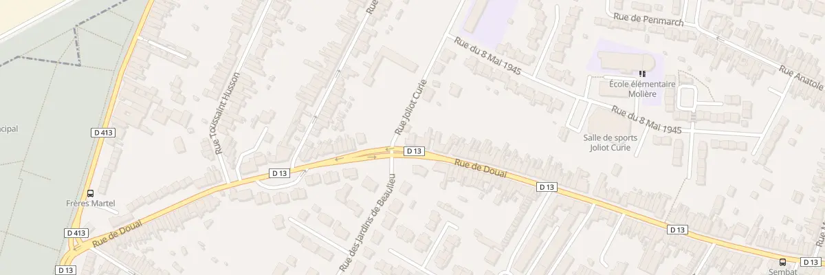 Plan du 700 Rue de Douai à Sin-le-Noble