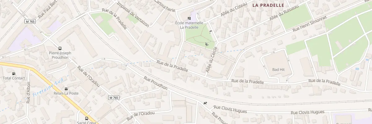 Plan du 61 Rue de la Pradelle à Clermont-Ferrand