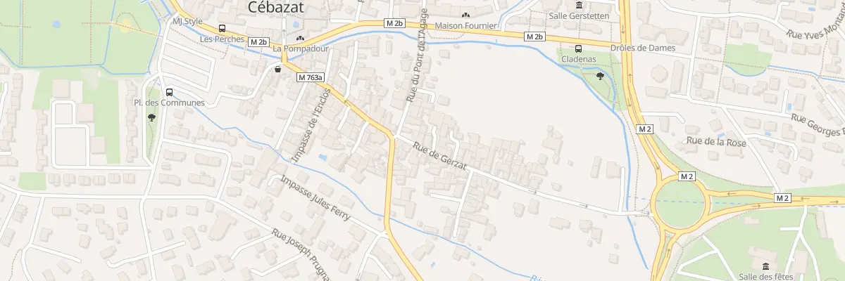 Plan du 3 Rue de Gerzat à Cébazat