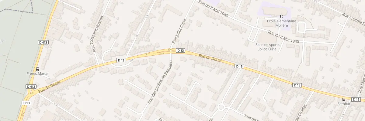 Plan du 30 Rue des Jardins de Beaulieu à Sin-le-Noble