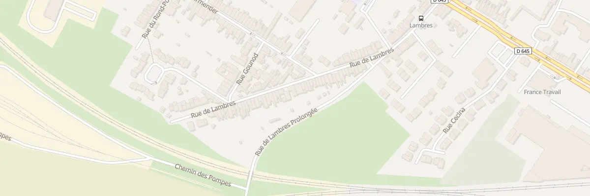 Plan du 267 Rue de Lambres à Sin-le-Noble