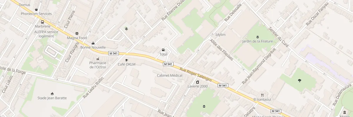 Plan du 29 Rue Roger Salengro à Lille