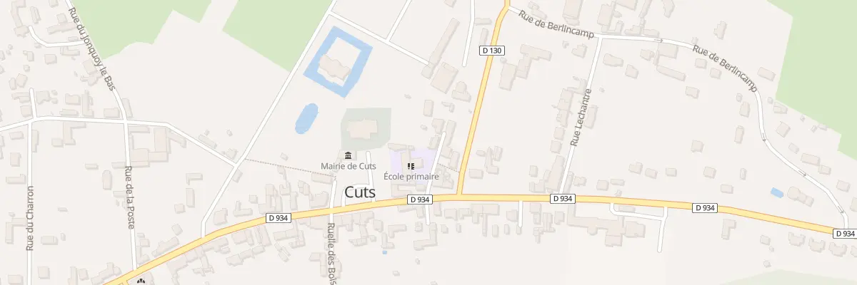 Plan du 51 Rle des Ecoles à Cuts