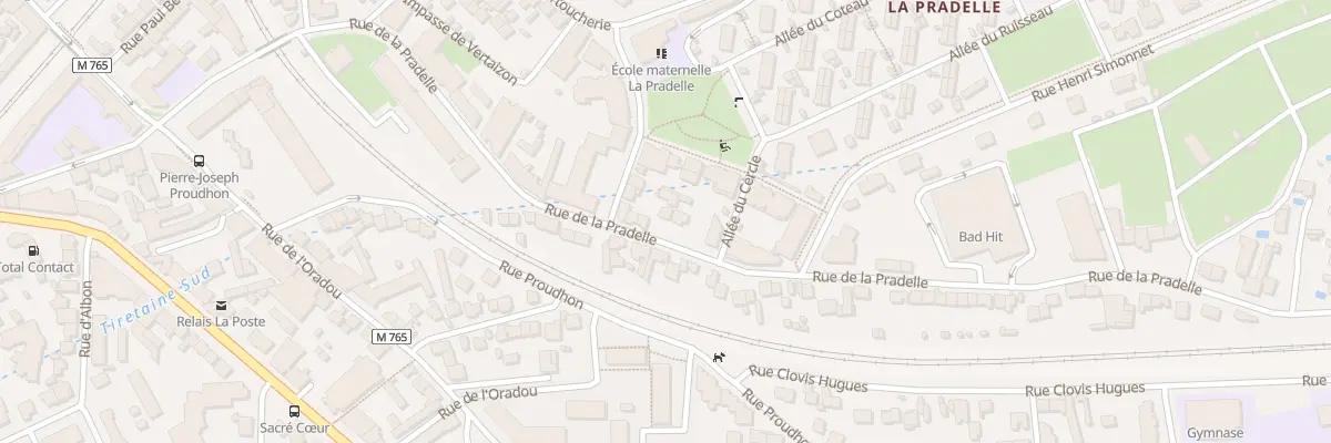 Plan du 61B Rue de la Pradelle à Clermont-Ferrand