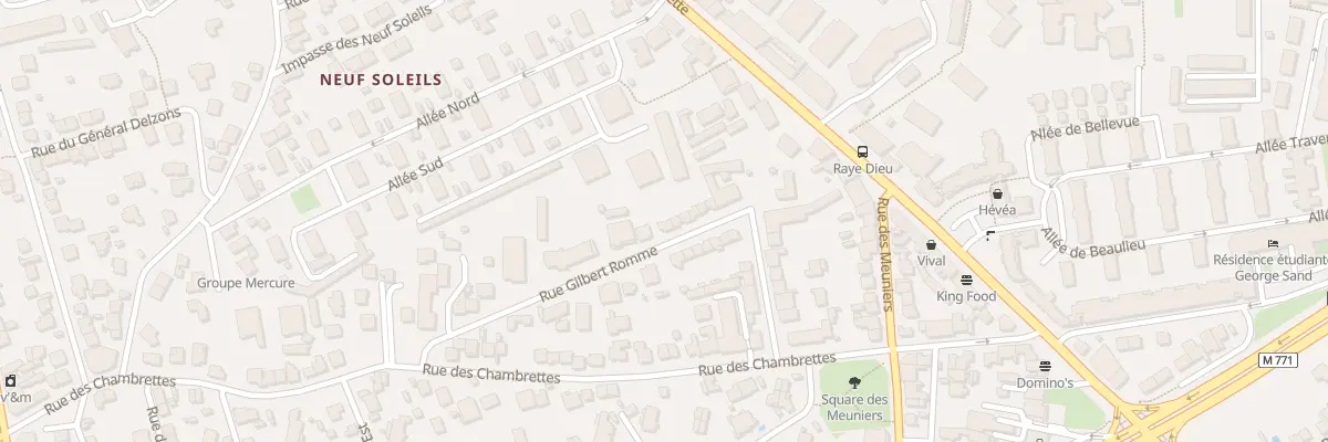 Plan du 23 Rue Gilbert Romme à Clermont-Ferrand