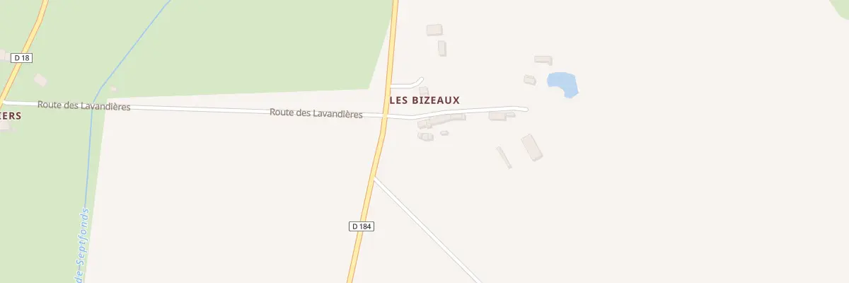 Plan du 51 Les Bizeaux (Septfonds) à Saint-Fargeau