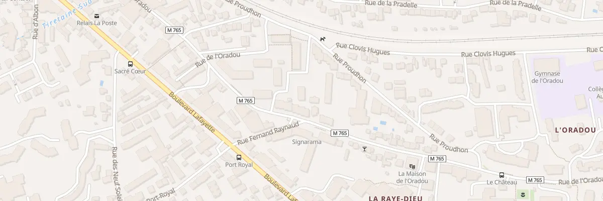 Plan du 57 Rue de l’Oradou à Clermont-Ferrand