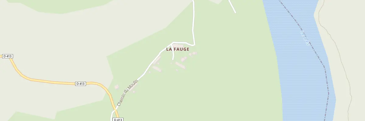 Plan du 5023 La Fauge à Maurines