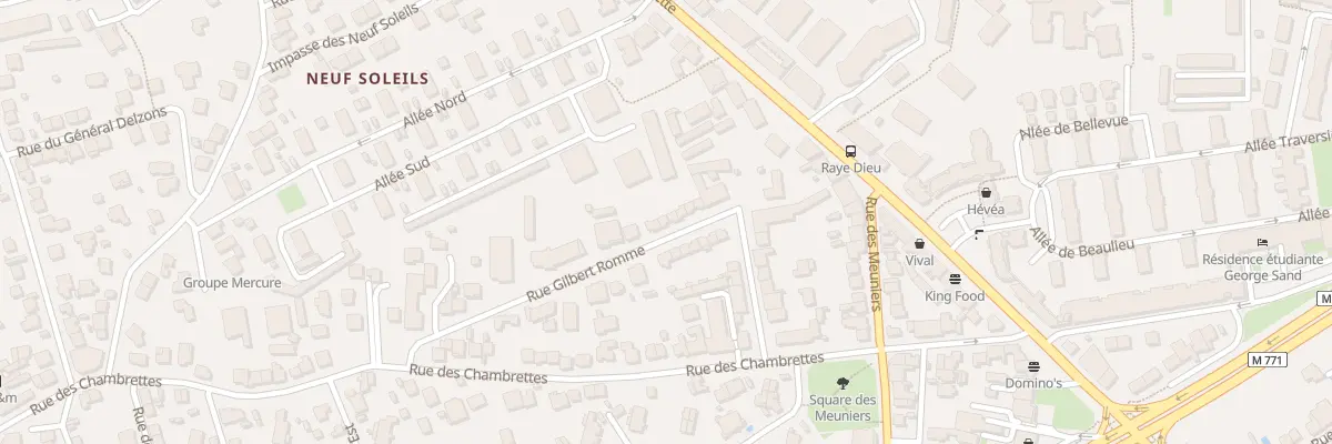 Plan du 25 Rue Gilbert Romme à Clermont-Ferrand