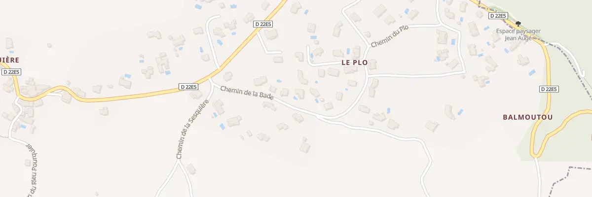 Plan du 9 Chem de la Bade au Pradal