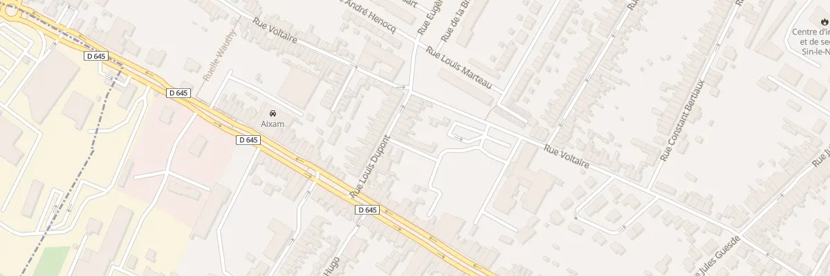 Plan du 45 Rue Louis Dupont à Sin-le-Noble