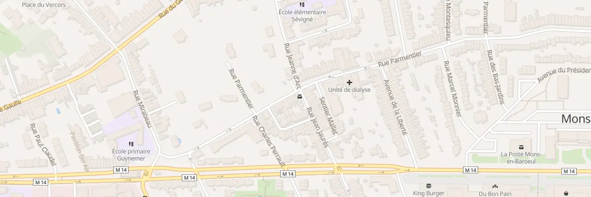 Plan du 24 Rue Parmentier à Mons-en-Barœul
