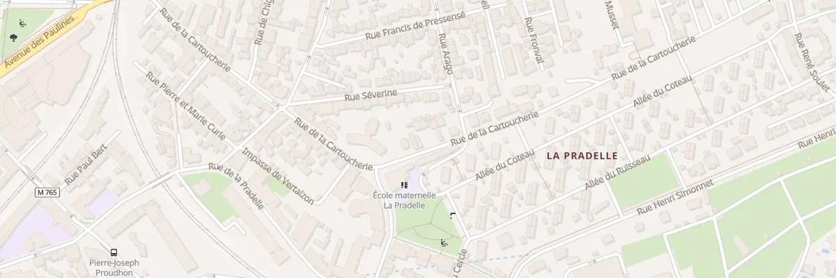 Plan du 45 Rue de la Cartoucherie à Clermont-Ferrand