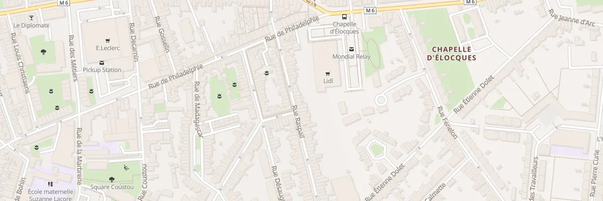 Plan du 31 Rue Raspail à Lille