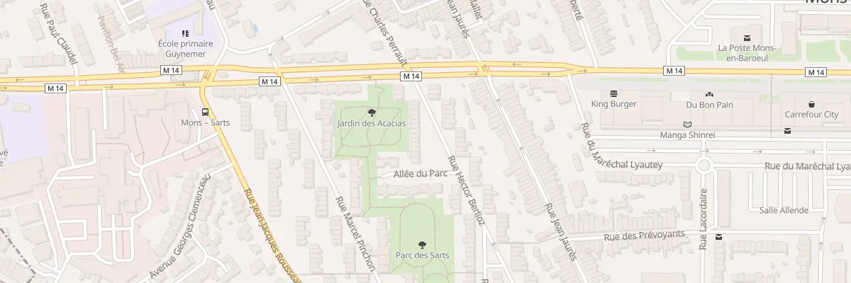 Plan du 24 Rue Hector Berlioz à Mons-en-Barœul