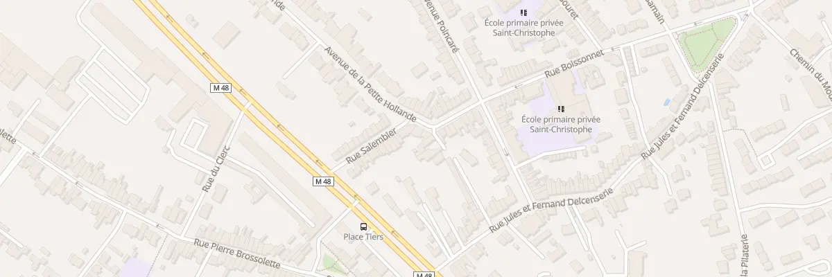 Plan du 84 Rue de la Petite Hollande à Marcq-en-Barœul