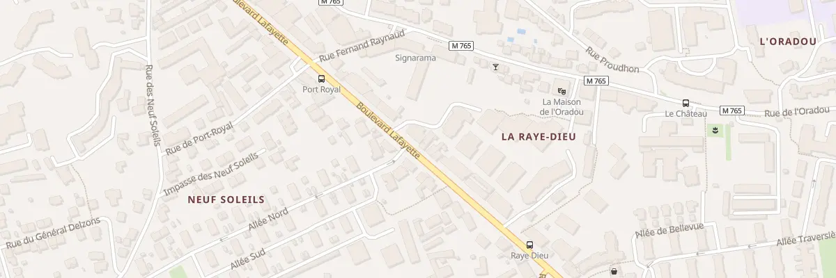 Plan du 119 Bd Lafayette à Clermont-Ferrand