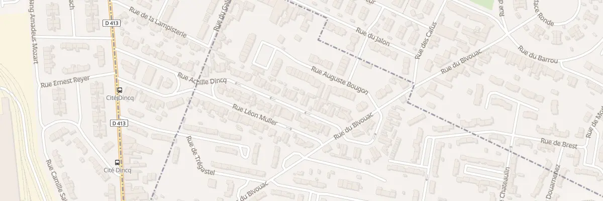 Plan du 74 Rue Achille Dincq Cite Dincq à Sin-le-Noble