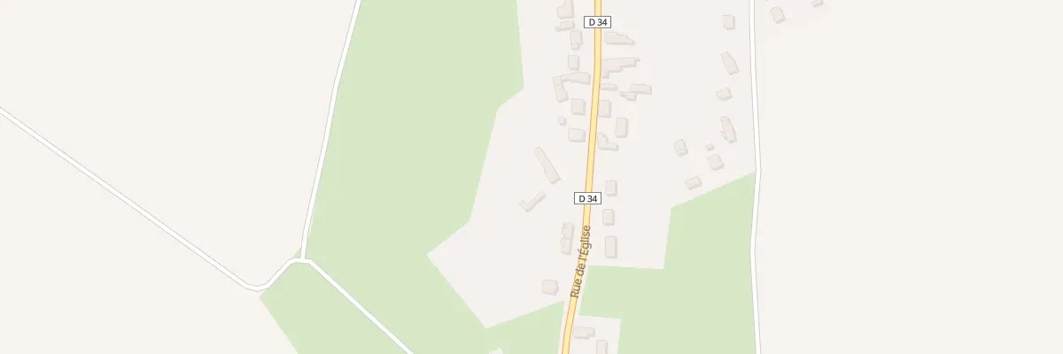 Plan du 28 Rue de l’Eglise à Beauvois-en-Vermandois
