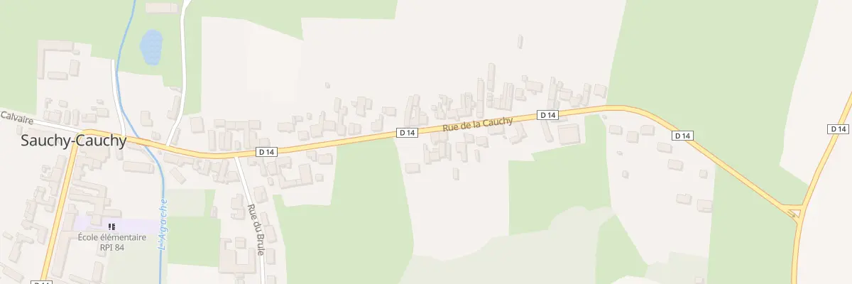 Plan du 18T Rue de la Cauchy à Sauchy-Cauchy