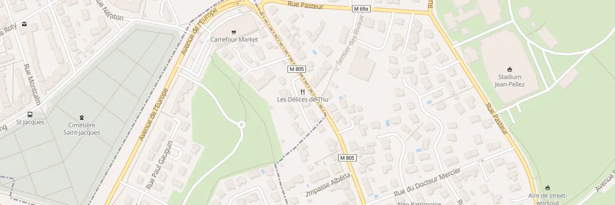 Plan du 81Q Av Jean Noëllet à Beaumont