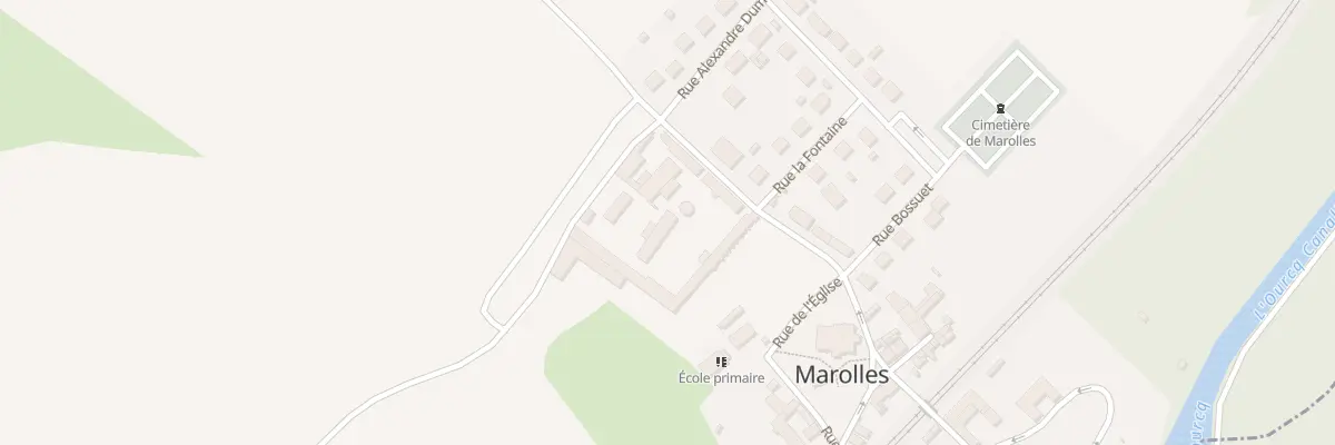 Plan du 1 Rue Alexandre Dumas à Marolles