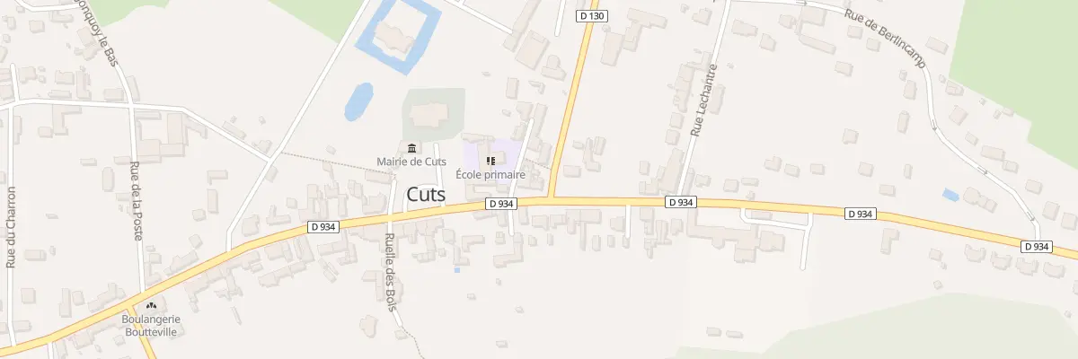 Plan du 127 Rue Isidore de Pommery à Cuts
