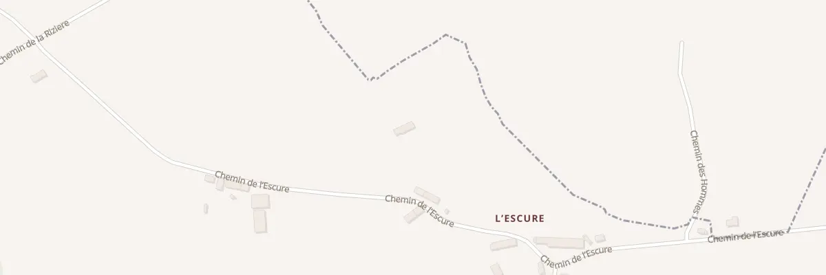 Plan du 5155 Village de l’Escure au Theil