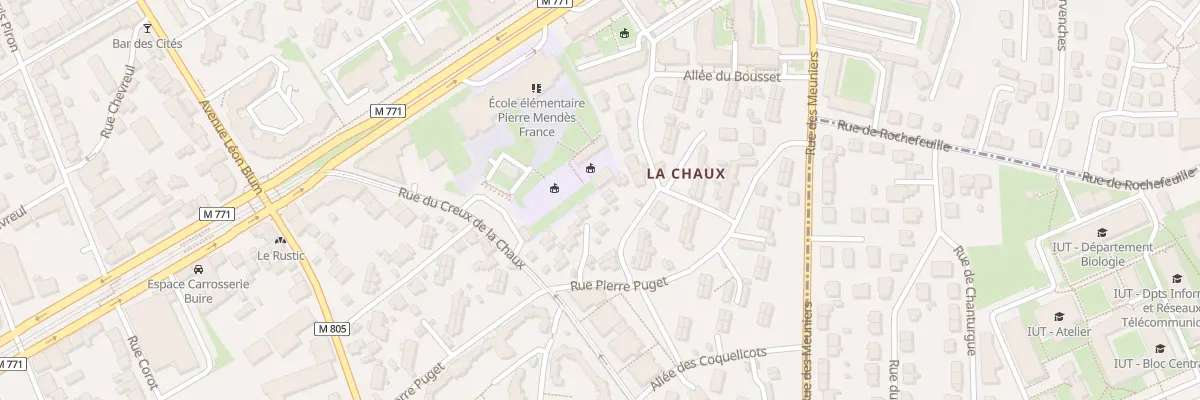 Plan du 2 All des Rocailles à Clermont-Ferrand