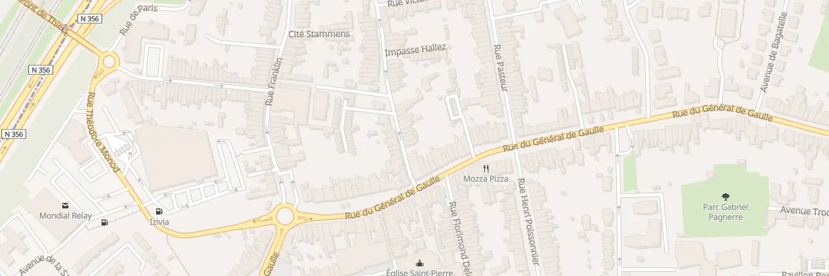 Plan du 4 Rue Carnot à Mons-en-Barœul