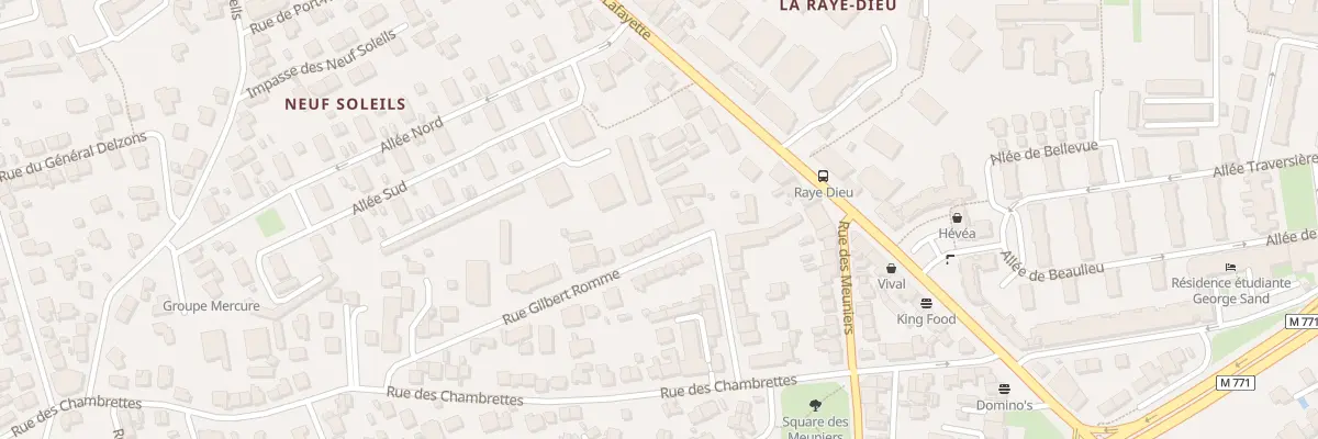 Plan du 31 Rue Gilbert Romme à Clermont-Ferrand