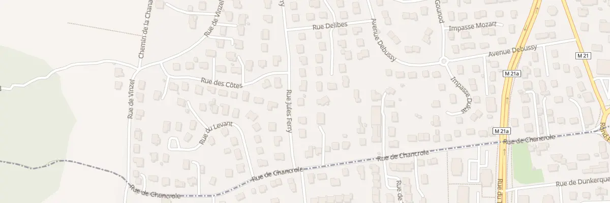 Plan du 107 Rue Jules Ferry à Cébazat