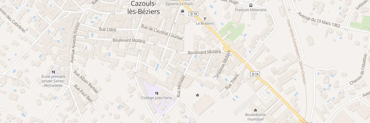 Plan du 28 Bd Molière à Cazouls-lès-Béziers