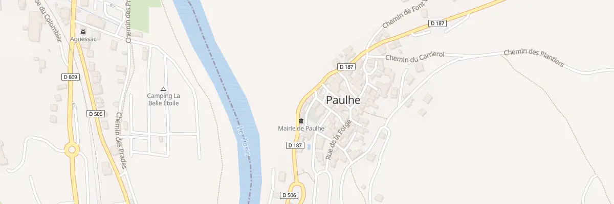 Plan du 5 Rue de la Mairie à Paulhe
