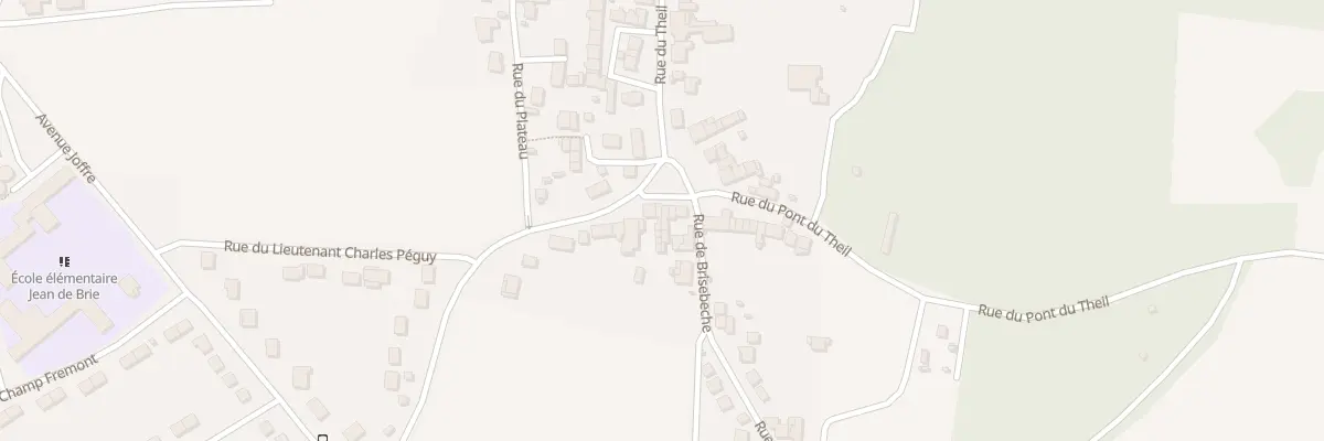 Plan du 14 Rue du Theil à Coulommiers