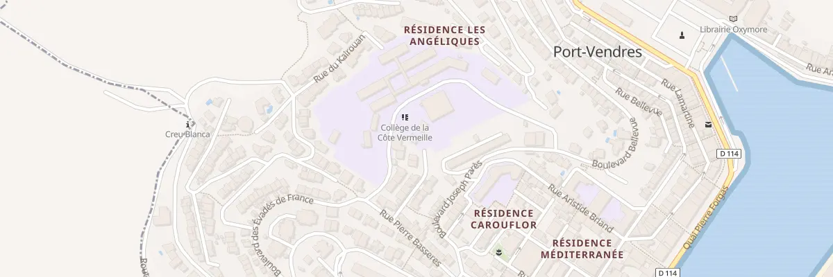 Plan du 13 Rue Aristide Maillols à Port-Vendres