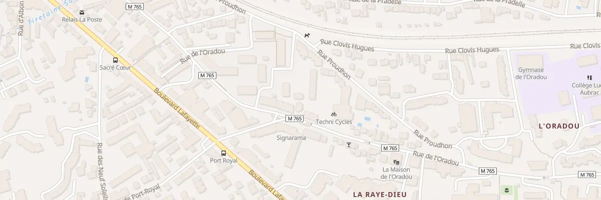 Plan du 59 Rue de l’Oradou à Clermont-Ferrand