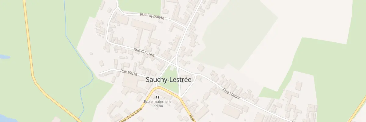 Plan du 2 Rue de l’Arbre à Sauchy-Lestrée