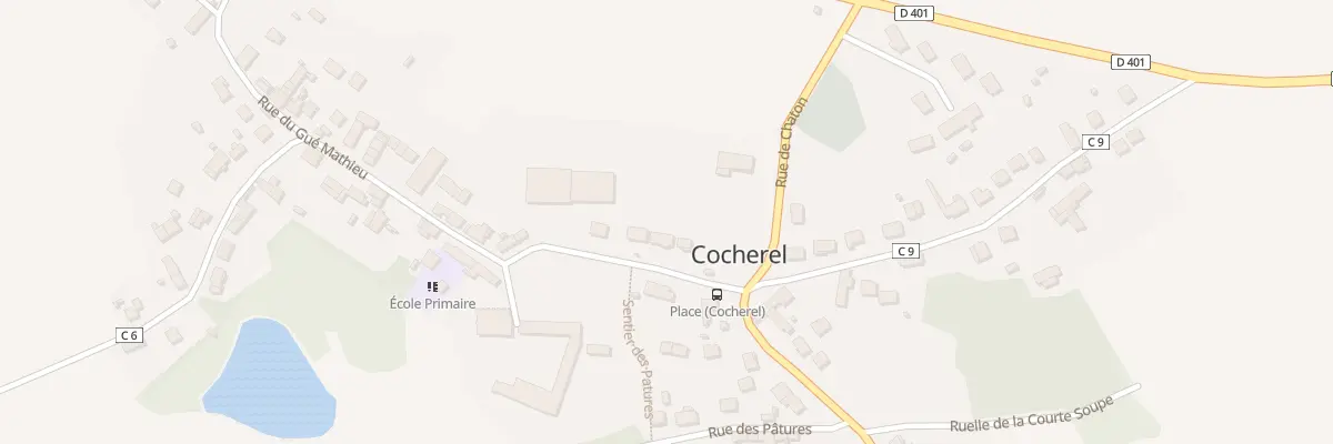 Plan du 2B Rue du Gué Mathieu à Cocherel