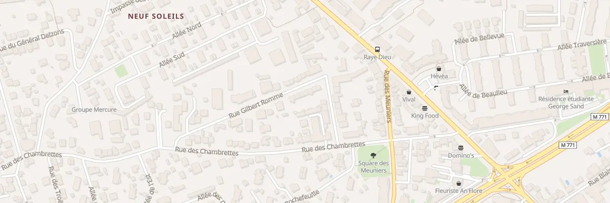 Plan du 34 Rue Gilbert Romme à Clermont-Ferrand