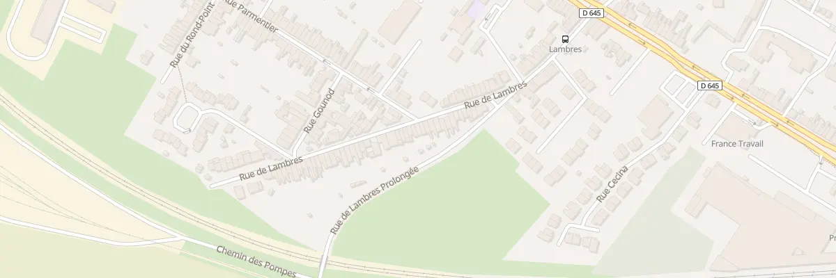 Plan du 235 Rue de Lambres à Sin-le-Noble