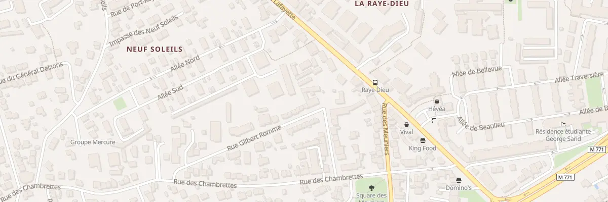 Plan du 33 Rue Gilbert Romme à Clermont-Ferrand