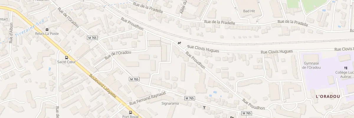 Plan du 44 Rue Proudhon à Clermont-Ferrand