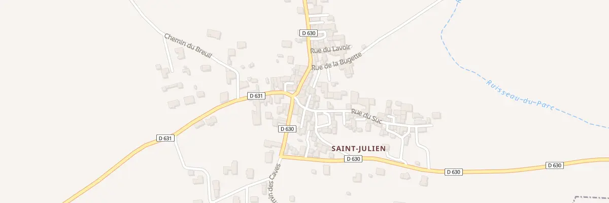 Plan du 3 Pl de la Chapelle (St Julien) à Montaigut-le-Blanc