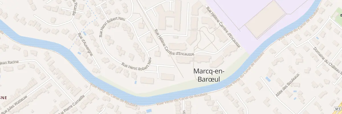 Plan du 14 Rue Simone Veil à Marcq-en-Barœul
