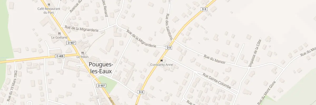 Plan du 339 Rue du Doc Jean Pidoux à Pougues-les-Eaux