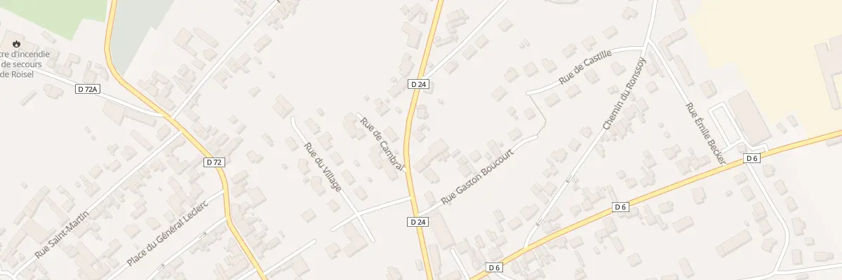 Plan du 6 Rue de Cambrai à Roisel